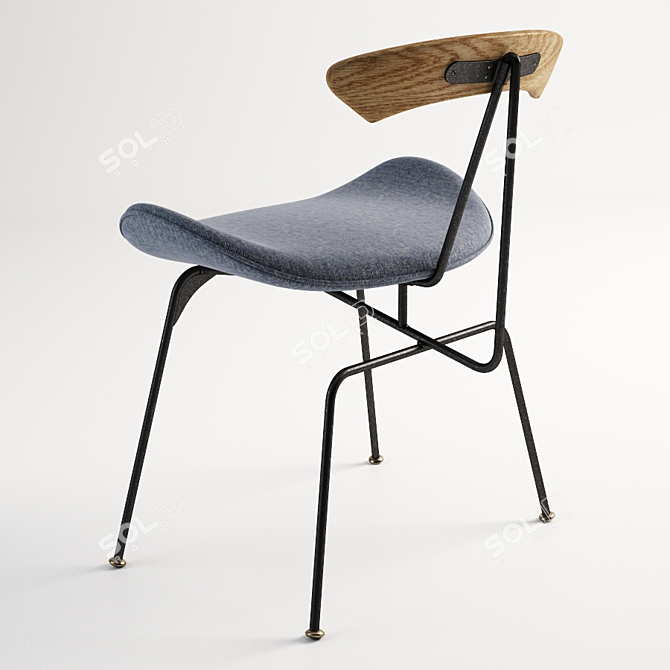 Elegant Jayden Chair: Stylish Comfort 3D model image 2
