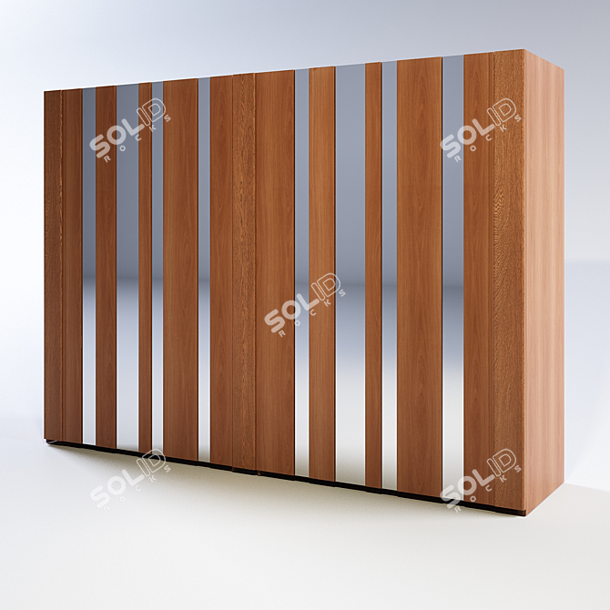 Fasolin Compact Wardrobe 3D model image 1