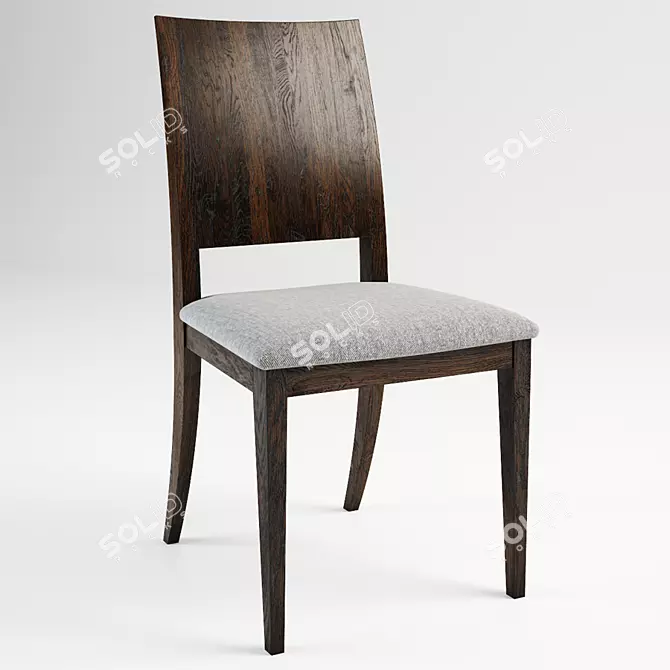 Elegant Gavin Chair: GRAMERCY HOME 3D model image 1