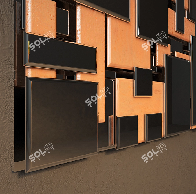 Reflective Illusion: KARE Design Mirror Maze 3D model image 2