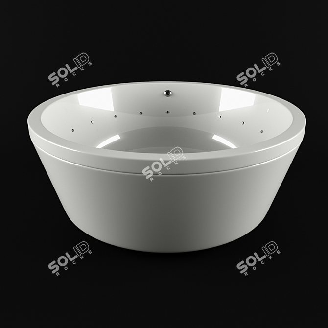 Luxurious Freestanding Bath - KOS GEO Tonda 3D model image 1