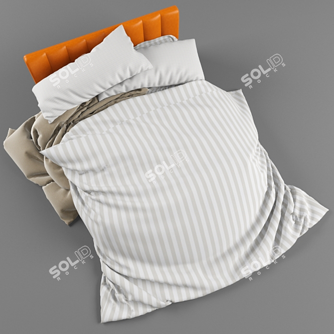 ComfortMax Bed Rest: Ultimate Relaxation 3D model image 3