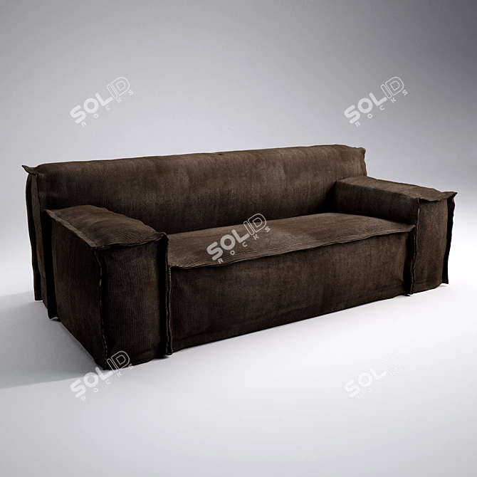Modern Fedde Armchair 3D model image 1