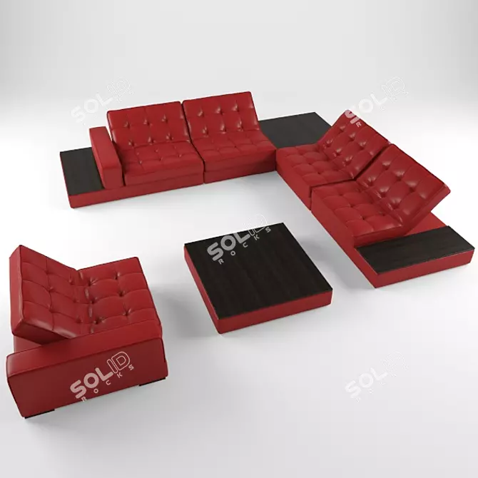 Costa Bella Sofa Hall 3D model image 1