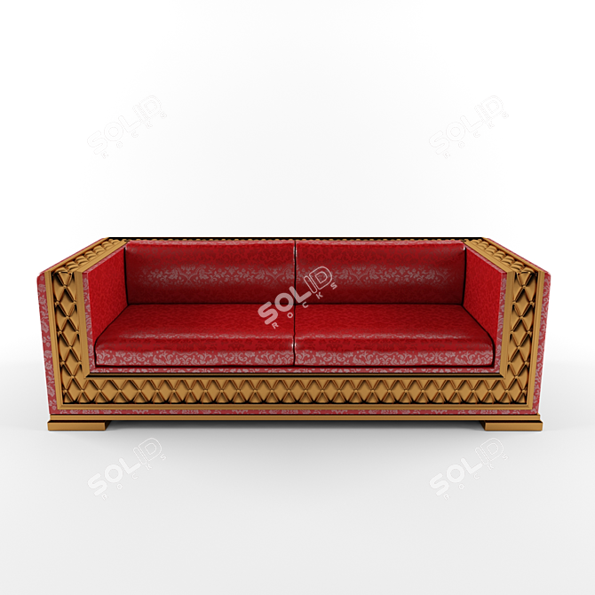 Elegant Bakokko Living Room Set 3D model image 2