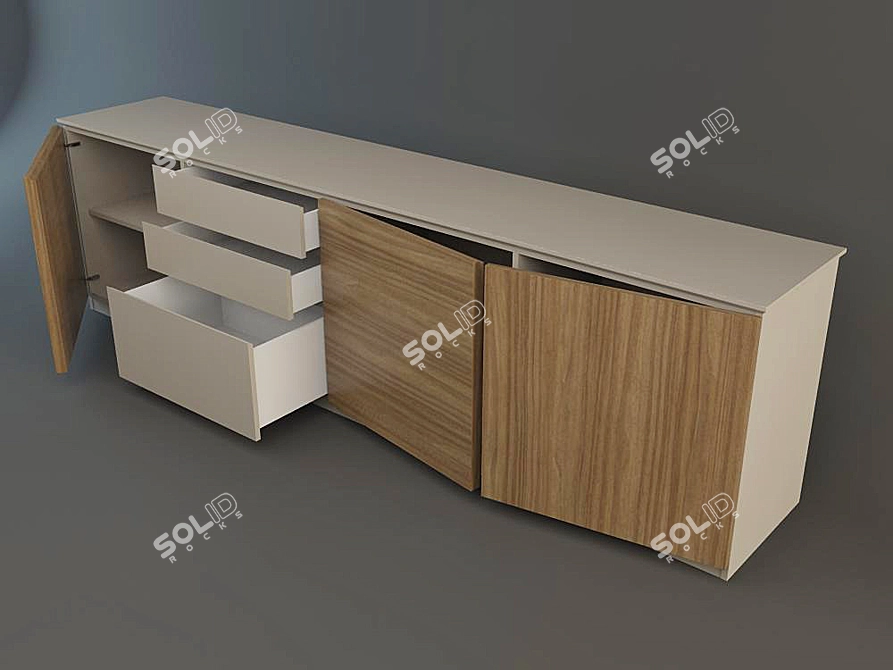 Molteni & C Cupboard: Functional Elegance 3D model image 2