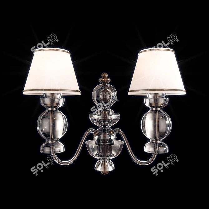 Elite Bohemia M Bra 427: Elegant and powerful lighting 3D model image 1