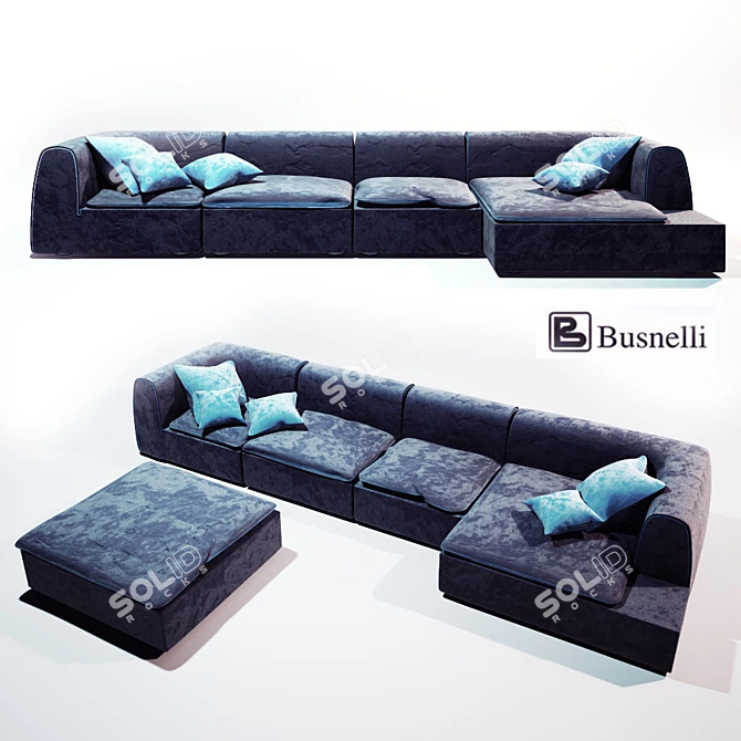 Elegant Igloo Chair by Busnelli 3D model image 1