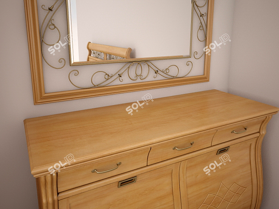 "Sorrento" Ironwork Bedroom Set 3D model image 2