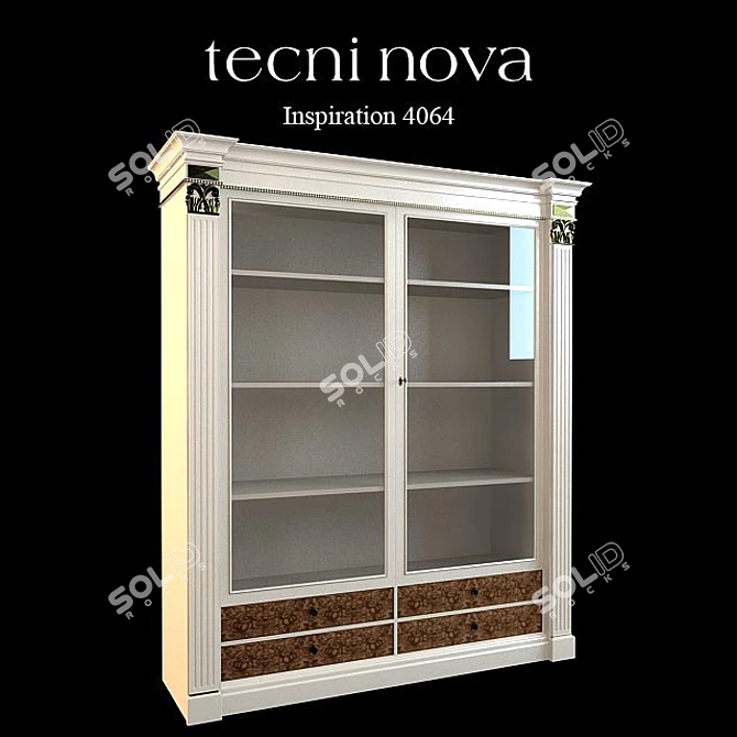 Tecni Nova Inspira Vitrina: Elegant Spanish Design 3D model image 1