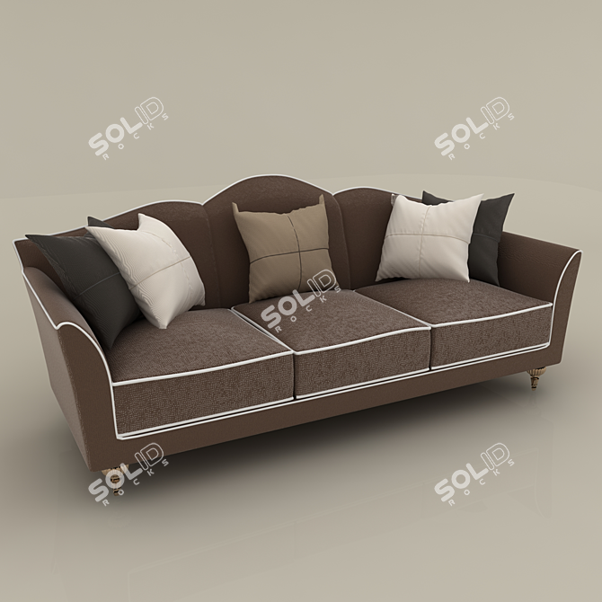 Comfort Plus Sofa 3D model image 1