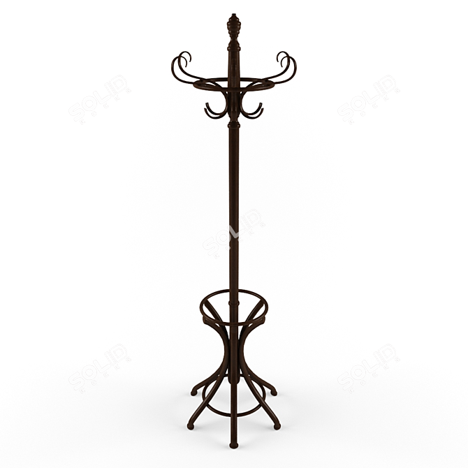 Versatile Floor Standing Hanger 3D model image 1