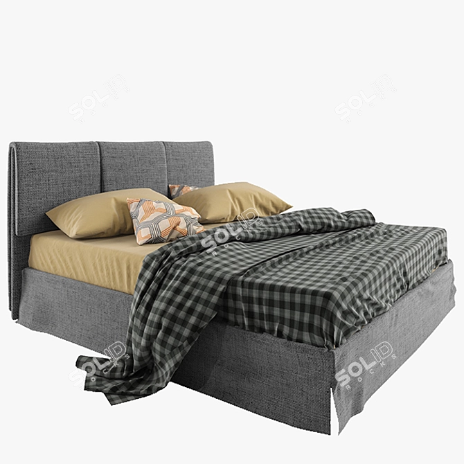 Dream Comfort Bed 3D model image 2