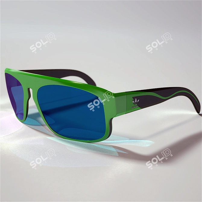 Adidas Summer Shades 3D model image 1