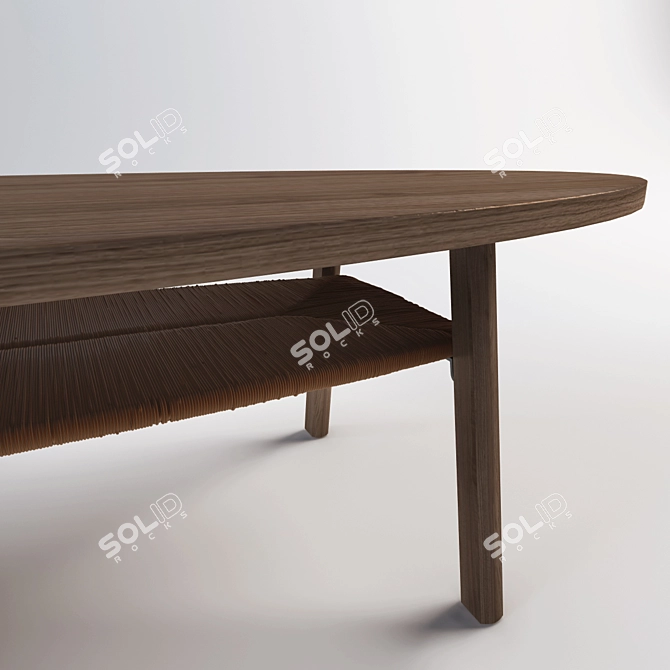 Modern Scandinavian Coffee Table 3D model image 2