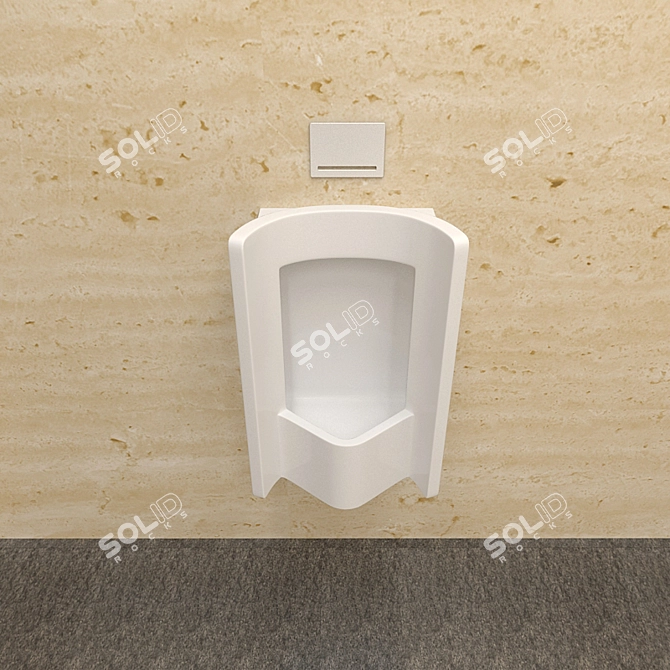 Roca Site Frontal Urinal: Innovative Design 3D model image 2