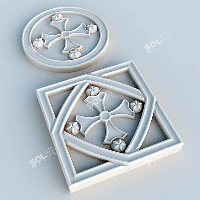 Custom Crosses for CNC Cutting 3D model image 1