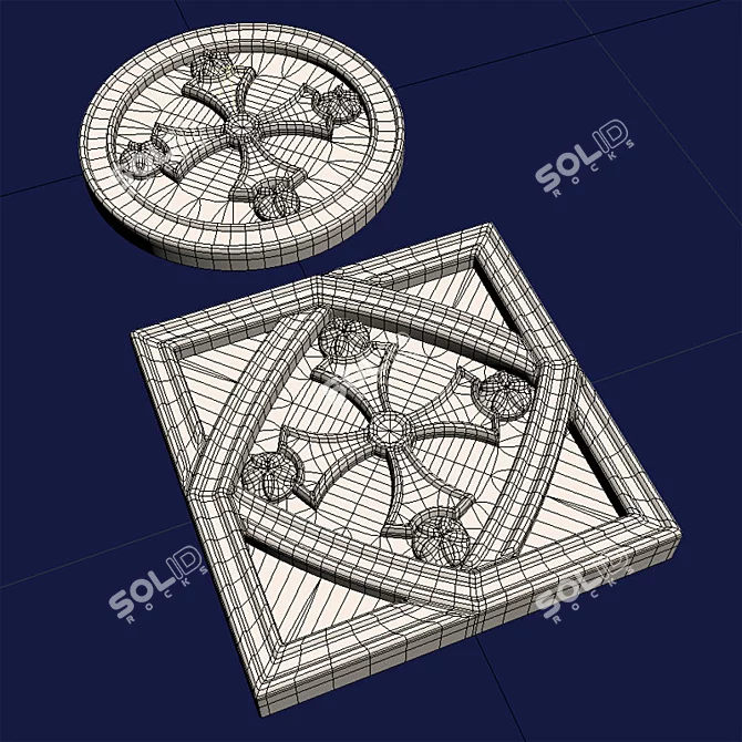 Custom Crosses for CNC Cutting 3D model image 2