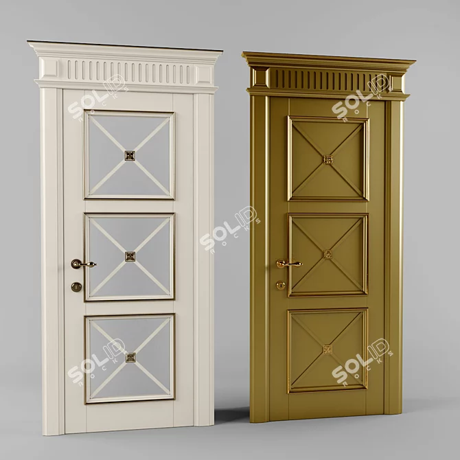 3D Max 2011 Door Unit 3D model image 1