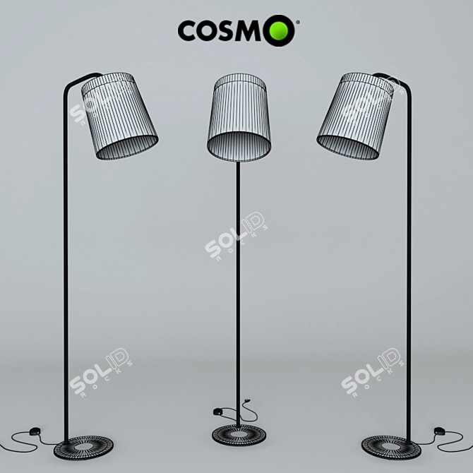 Minimalist Floor Lamp 3D model image 2