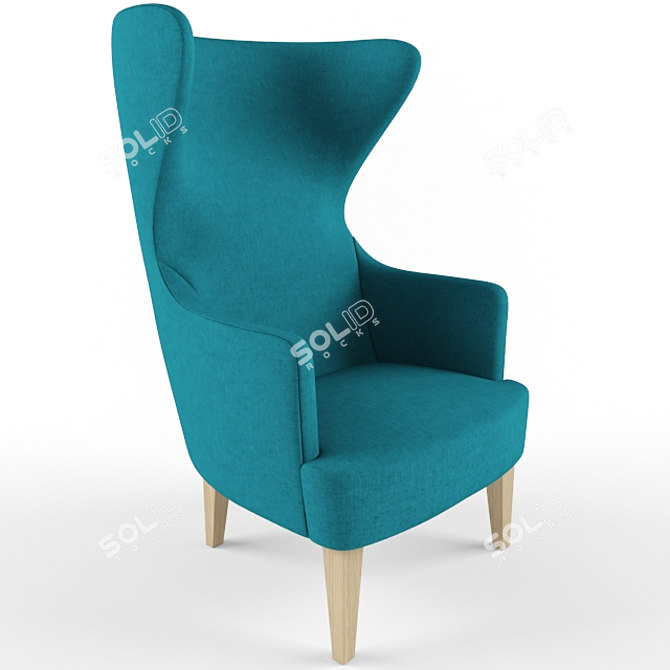 Cozy Comfort ArmChair 3D model image 1