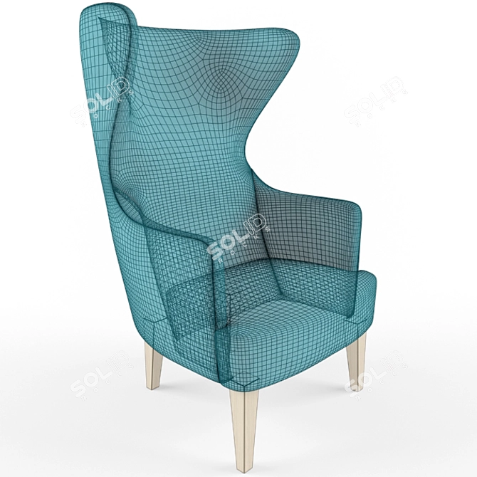 Cozy Comfort ArmChair 3D model image 2