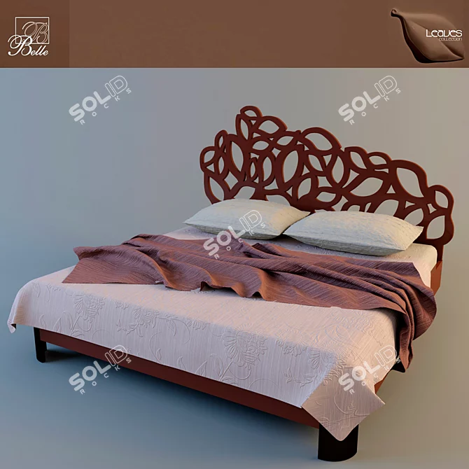 Elegant Leaf-inspired BBelle Collection 3D model image 1