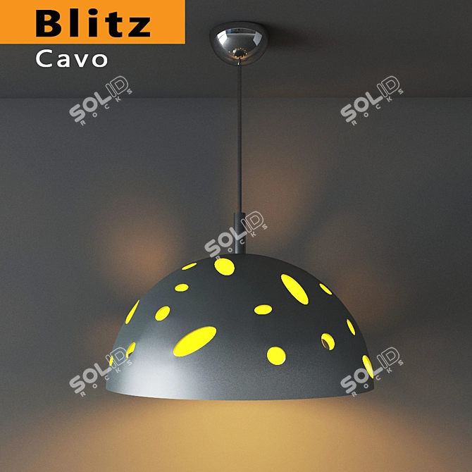 Stylish Blitz Cavo Pendant 3D model image 1