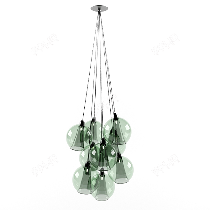 Modern Pendant Ceiling Lamp 3D model image 1