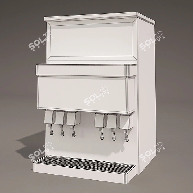 Quick Tower Beverage Stand 3D model image 2