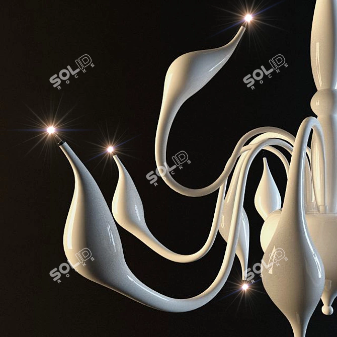 High-Res Pendant Light 3D model image 3