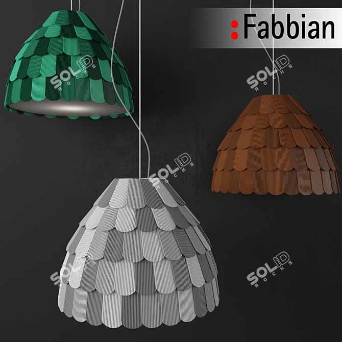 Roofer F12 A01 Pendant Light 3D model image 1