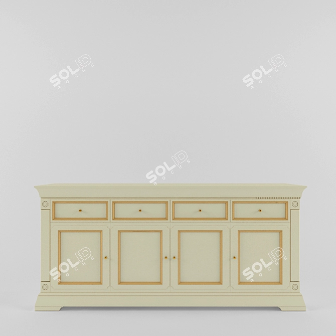 Elegant Palazzo Ducale Furniture Set 3D model image 3