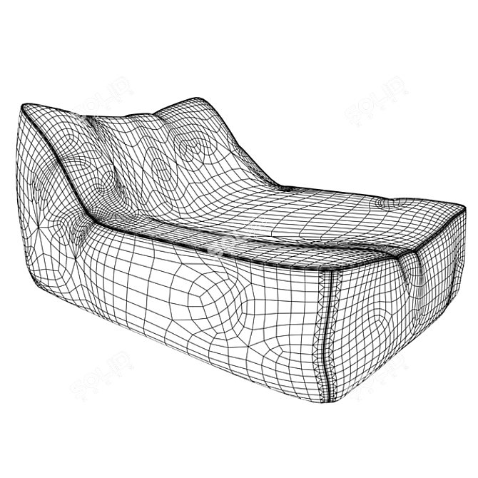 Floating ArmChair: Ultimate Comfort 3D model image 2