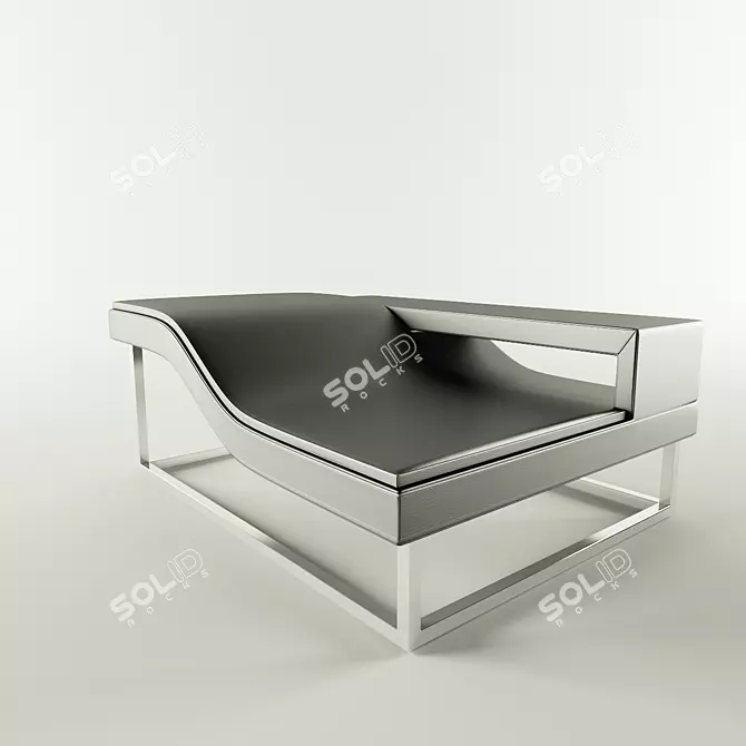 Luxury Flap Sofa 3D model image 1