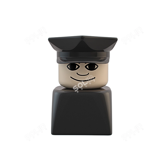 Brick Cops 3D model image 1