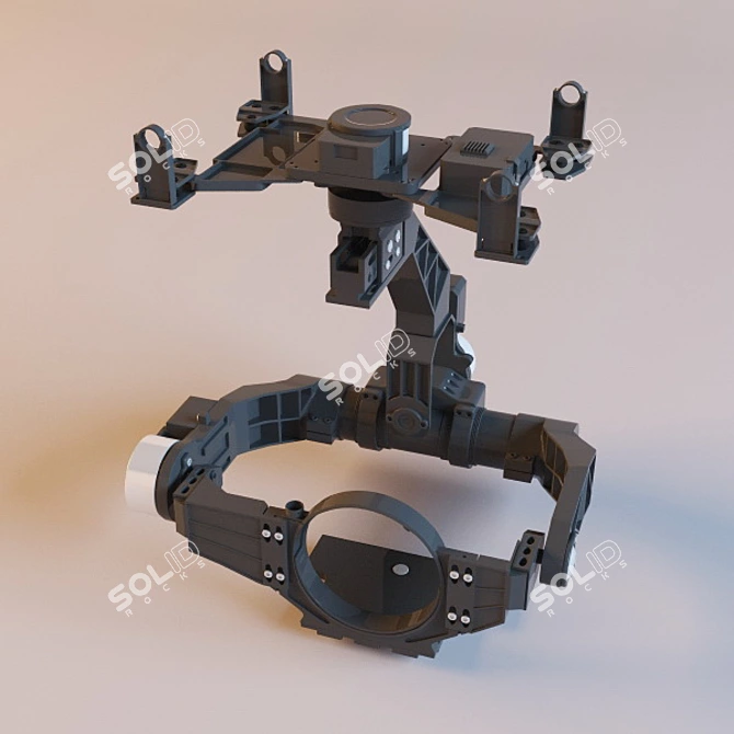 Ultimate Stability for Canon 5D: DJI Zenmuse Z15-5D 3D model image 1