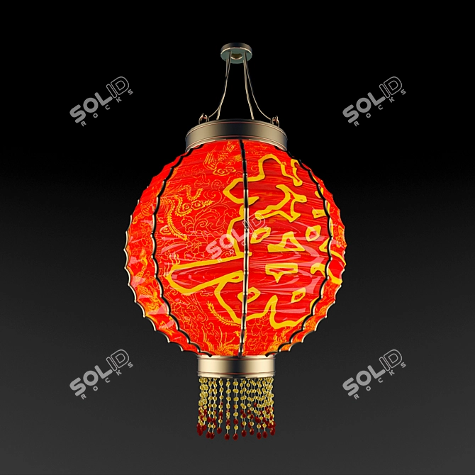 Chinese Lantern: 300x300 Size 3D model image 1