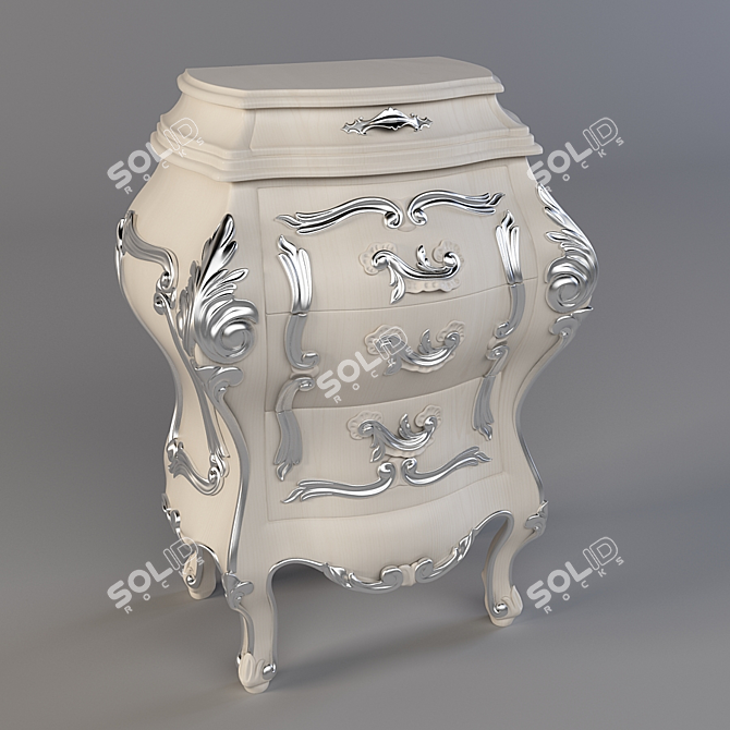 MODENESE GASTONE I DOGI - Luxuriously Elegant Bed 3D model image 1