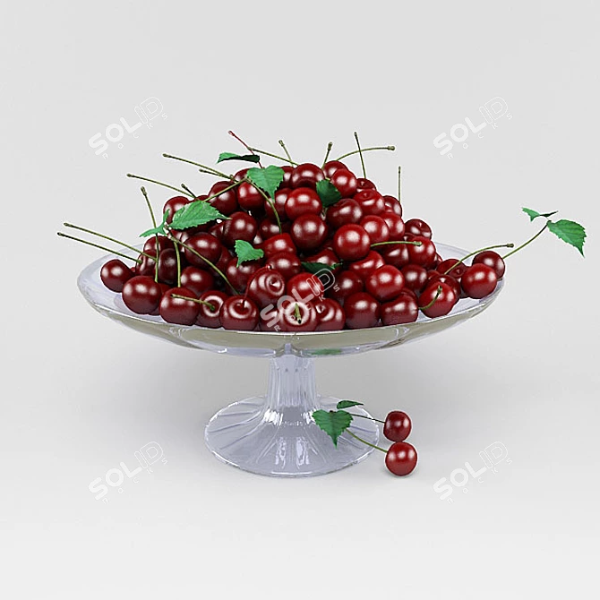 Delicious Cherry Explosion! 3D model image 1