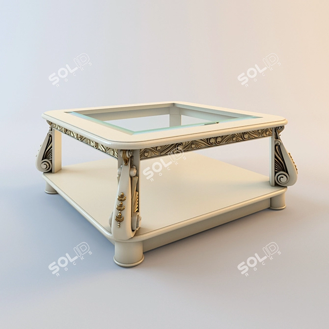 Moderno Centro cuadrado Moblesa Neo 3D model image 1