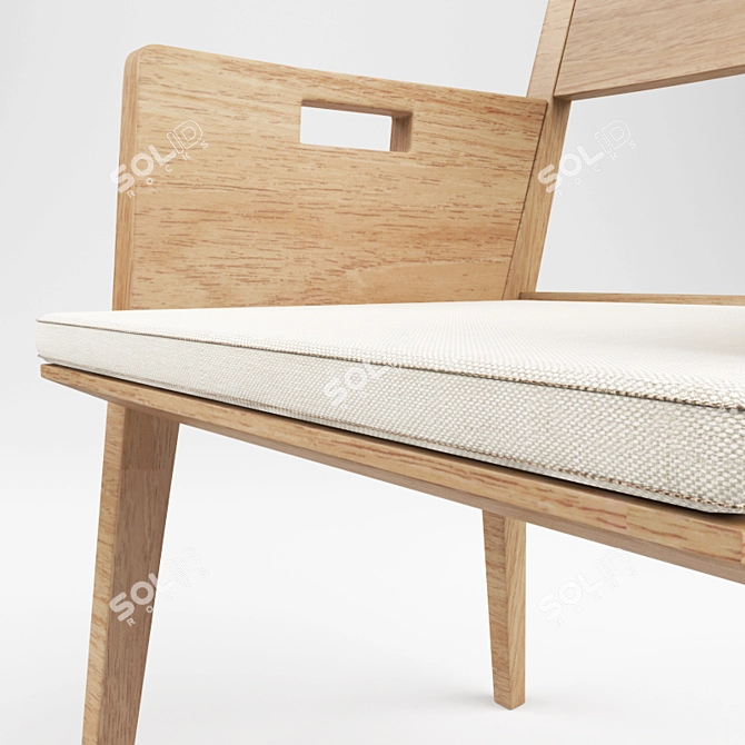 Elegant Betty Armchair: Stylish Comfort 3D model image 2