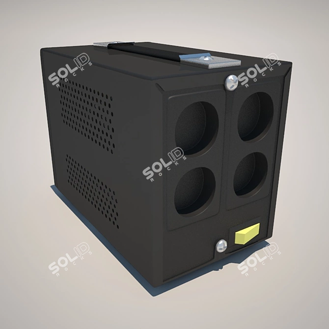 Ippon AVR-1000 Voltage Stabilizer 3D model image 2