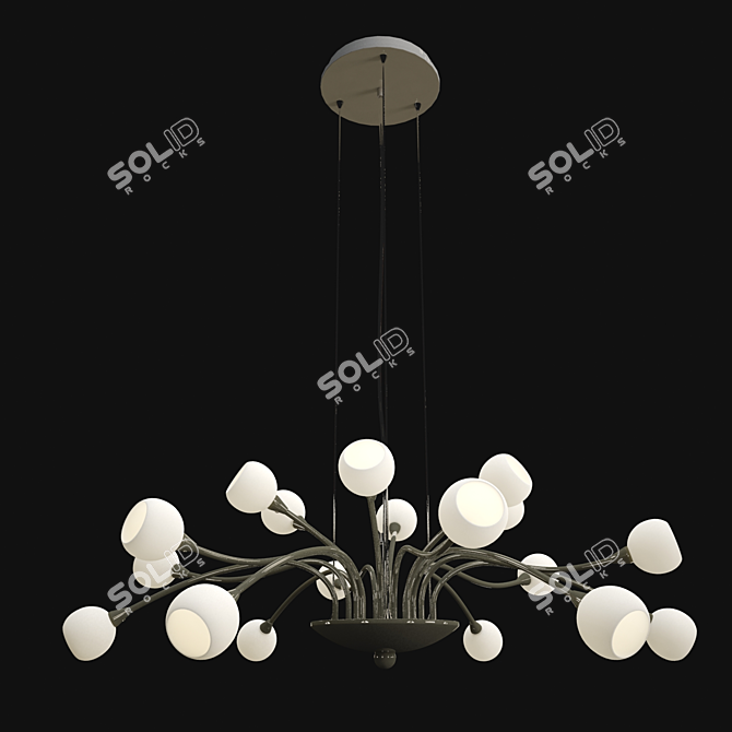 Elegant Eglo Romano Pendant: 93002 3D model image 1