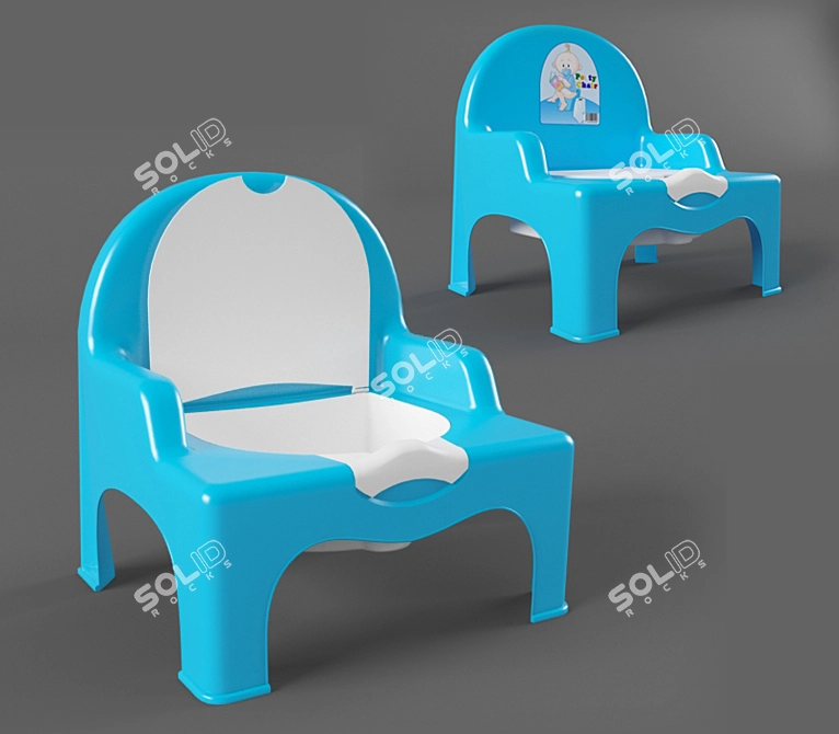 Dunya Plastik Kids Potty Seat 3D model image 1