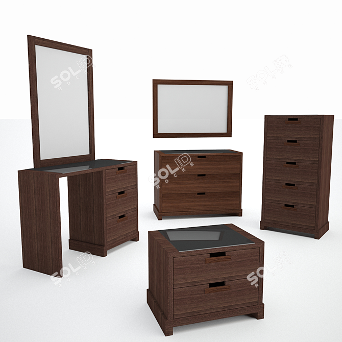 TOKYO Furniture Set: Elegant and Functional 3D model image 1