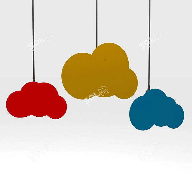 "Cloud" Lamp Shade 3D model image 1