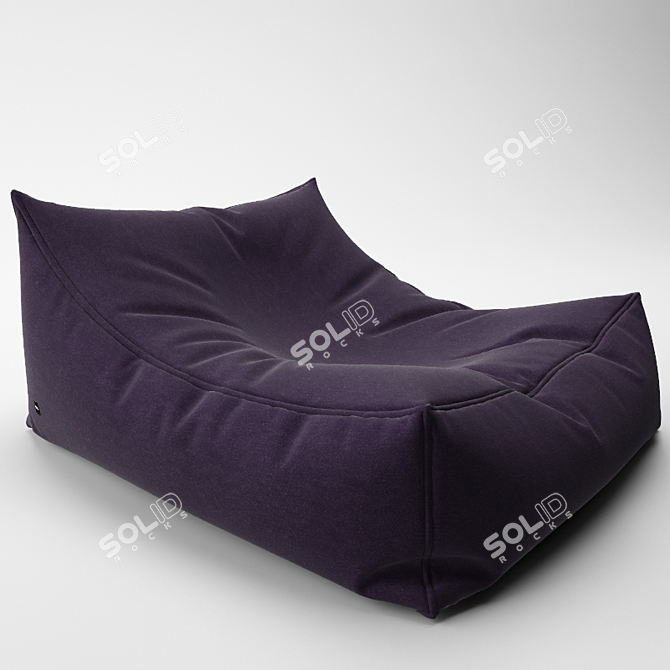 Pod 325: Ultimate Comfort Bean Bag 3D model image 1