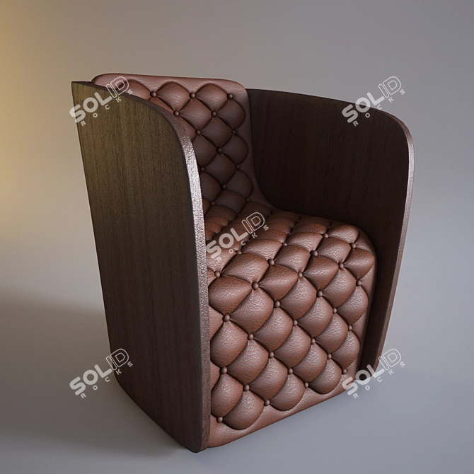 ErgoComfort Modern Chair 3D model image 1