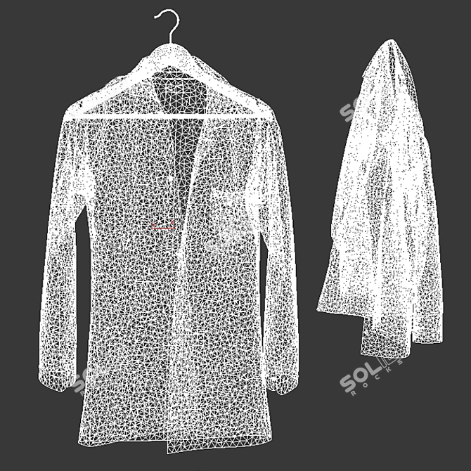 Broadway Two-Way Hanging Shirt 3D model image 2